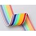 Supers 2-Inch Colored Striped Wide Elastic Band 3 Yards Rainbow Striped Grosgrain Ribbon for Sewing Accessories DIY Handmade Crafts