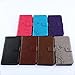 Urvoix for iPhone 6 / iPhone 6S Case, Card Holder Stand Smooth Hand Feel PU Leather Wallet Case - Embossed Flower Butterfly Flip Cover for 4.7