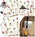 School Bookbag for Girls, Cute Pineapple Water Resistant Laptop Backpack College Bags Women Travel Daypack + 5 Pieces Canvas Floral Pencil Case