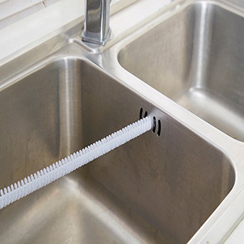 71cm Long Flexible Sink Overflow Drain Dredge Cleaning Brush Cleaner Kitchen Tool by DOM