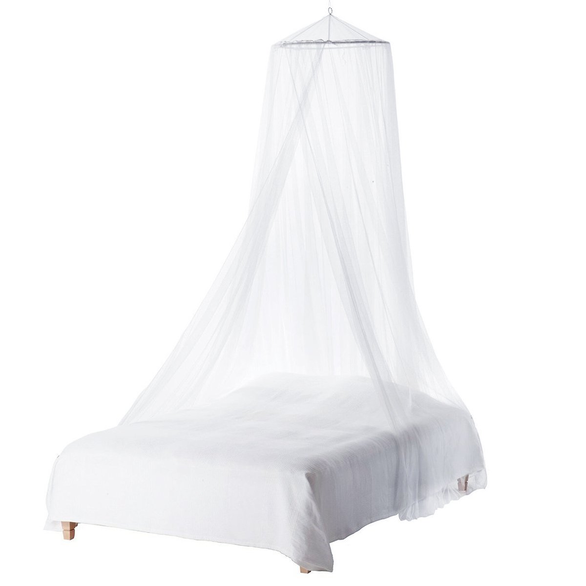 Rocita Mosquito Net Bed Curtains– Keeps Away Insects Flies – Perfect For Indoors And Outdoors, Playgrounds, Fits Most Size Beds, Cribs - Conical Design