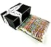 Dorval Sour Power Belts 4-Flavor Variety: Twenty 0.35 oz Individually Wrapped Packages Each of Mango, Blue Raspberry, Watermelon, and Strawberry Candy Belts in a BlackTie Box (80 Items Total)