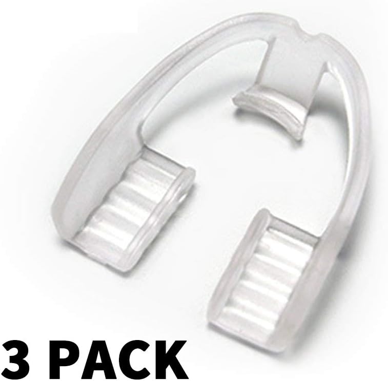 Anti Grinding Teeth Guard for Kids and Adults Food Grade Night Guard for Sleep - Pack of 3 (White)