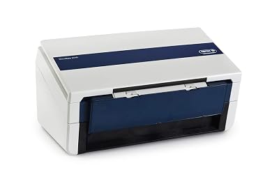 Visioneer Xerox DocuMate 6440 Duplex Document Scanner for PC and Mac, Automatic Document Feeder (ADF), White & Navy (XDM6440-U)