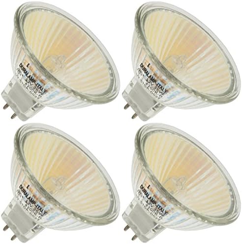DLU LIGHTING FMW/CG/42K, 35 Watt, MR16, Bi-Pin (GX5.3) Base Light Bulb (4 Bulbs)