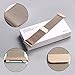 hooroor for Fitbit Ionic Bands Small and Large for Women Men, Fully Magnetic Closure Clasp Mesh Loop Milanese Stainless Steel Metal Band (Champagne Small)