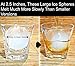 SUMPRI Sphere Ice Mold -2.5 Inch Silicone Ice Ball Maker With Lid For Whiskey Glasses [4 Pack] -FREE 4 Inch Stainless Steel Cocktail Picks -Round Ice Cubes Will Keep Your Drink Cold Longer