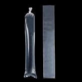 Long Plastic Sleeves 6x50 Inch 50 Pack Poster Poly Bags, 2 Mil Clear Flat Open Blueprint Storage Poster Tube for Large Narrow Items, Waterproof