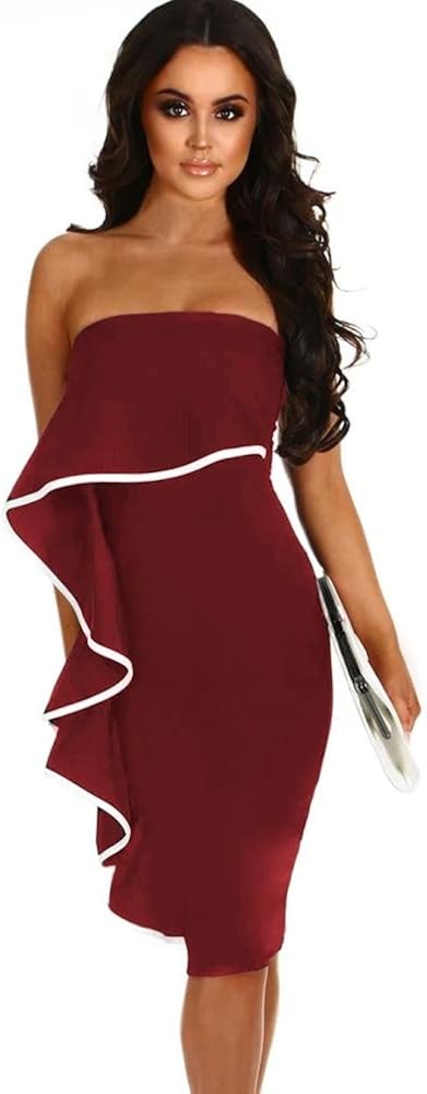 sleeveless strapless dress