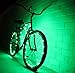 N&M Products Bike Wheel/Lights - Colorful Light Accessory for Bike - Perfect for Burning Man (Green)