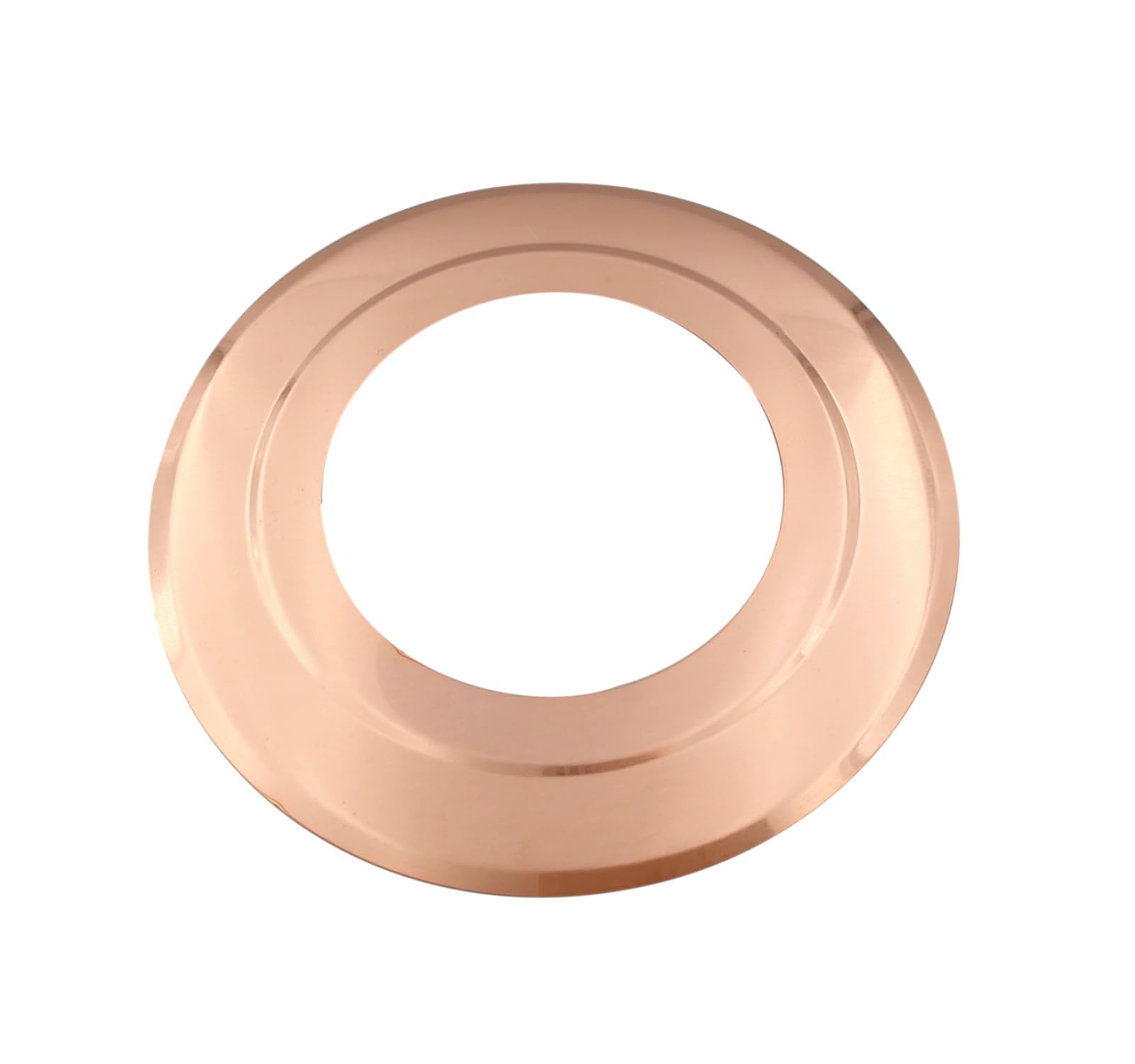TYGERIX 100 mm Copper Rosette Wall Hole Cover for Pipe and Flue Pipe for Wood or Pellet Stoves, Boilers and Systems | High Heat Resistance | Thicker | Top