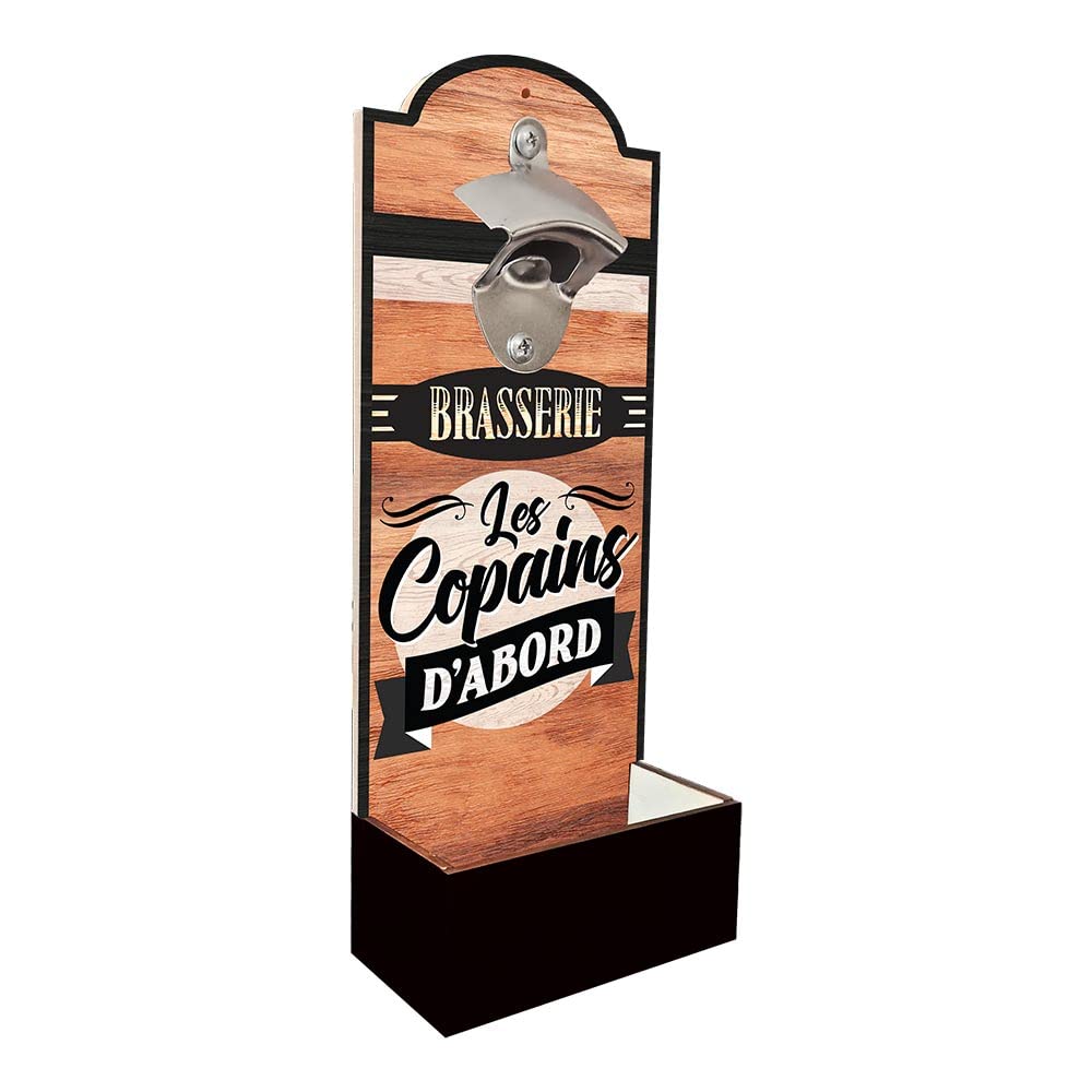 STC Les Copains First Wooden Wall Bottle Opener 30 cm