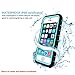 Waterproof Case for iPhone 5 5S SE, Eonfine Shockproof Protective Full-Sealed Hard Cover, Underwater IP68 Certificated with Touch ID Snow Dust Dirty Proof Case for iPhone 5 5S SE (Teal)