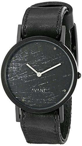 South Lane Unisex 8203 Swiss Analog Display Swiss Quartz Black Watch