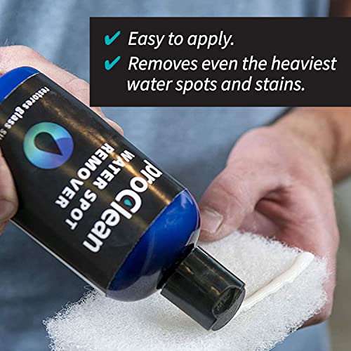 GlasWeld ProClean Hard Water Spot Remover Kit Hard Water Remover for