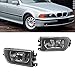 Direct Fit Fog Lights Lamp BMW E39 5-Series 97-00 Clear Glass Lens 528i 540i Z3