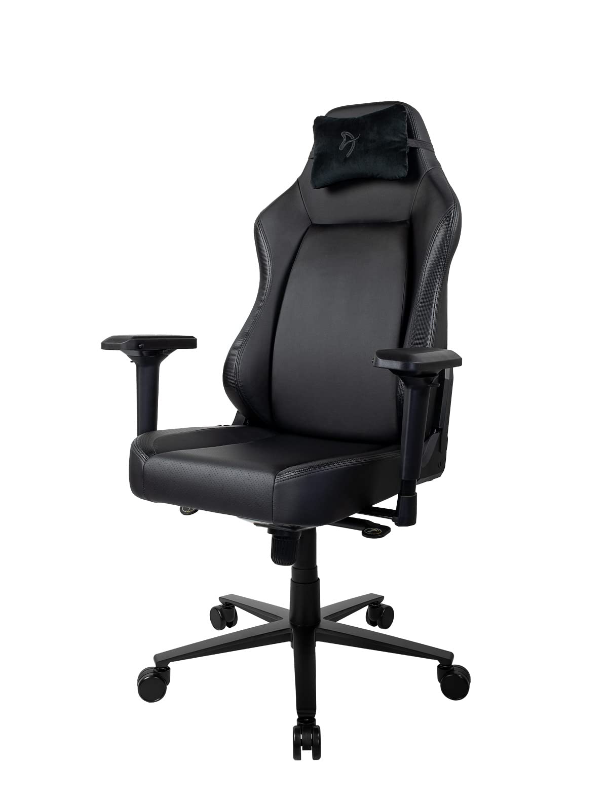 Photo 1 of ****used*******Arozzi Primo Premium PU Leather Gaming Chair Office Chair with Recliner Swivel Tilt Rocker Adjustable Height 4D Armrests Neck Pillow and Built-in Lumbar Adjustment - Black