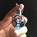 3D Crystal Ball Night LED Color Changing Lighting up Keychain