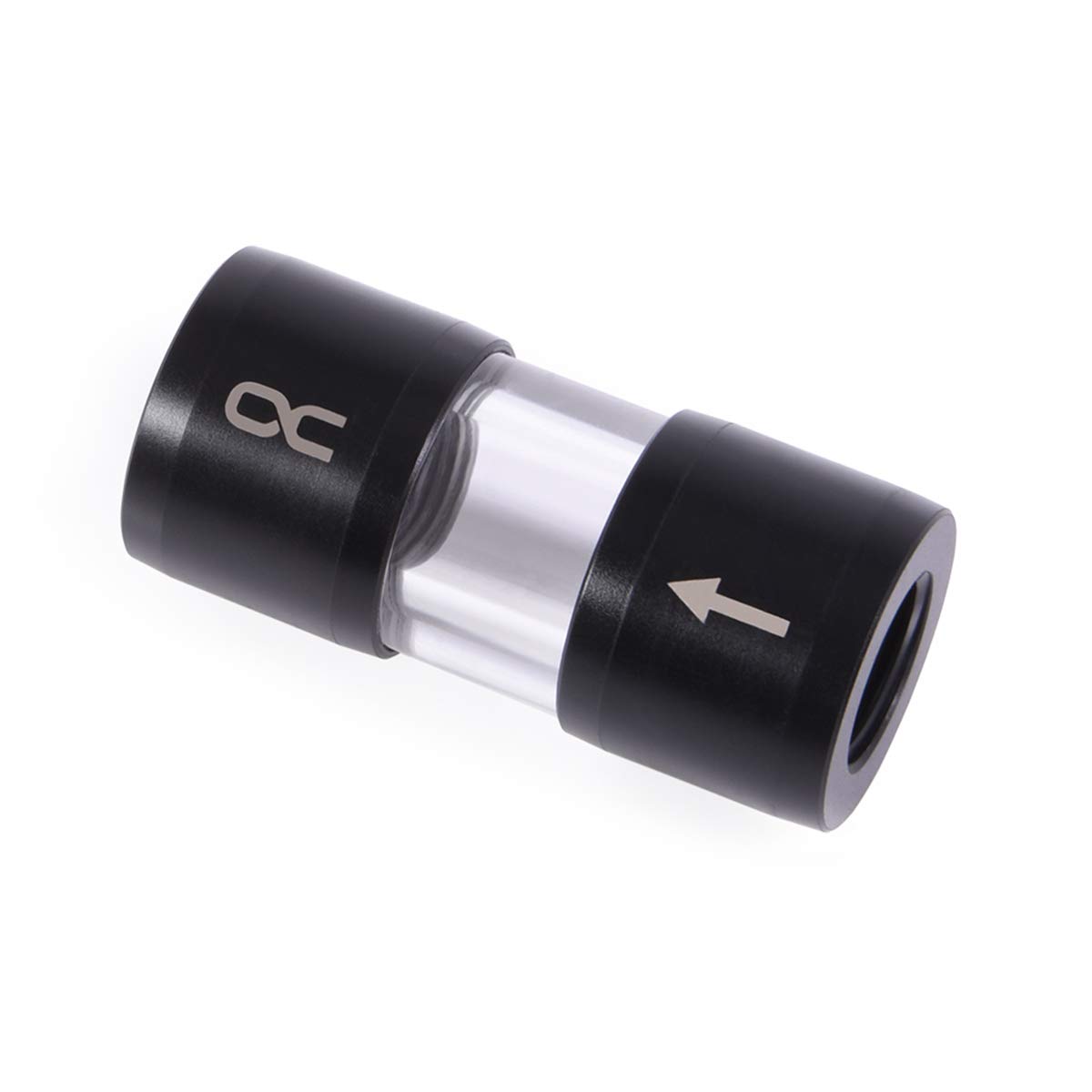 Aquatuning Alphacool 29142 Icicle Acrylic/Acetal Inline Filter G1/4 IG Water Cooling, Black