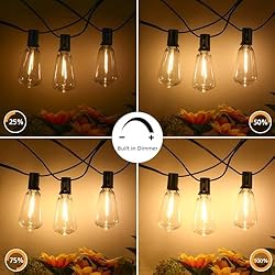 Brightever 3 Color in 1 LED Outdoor String Lights