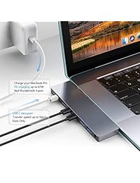 USB C Hub,GIKERSY 8 en 1 tipo C adaptador, gris