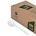 [1000 Pack] Plastic Soup Spoons Lightweight - White