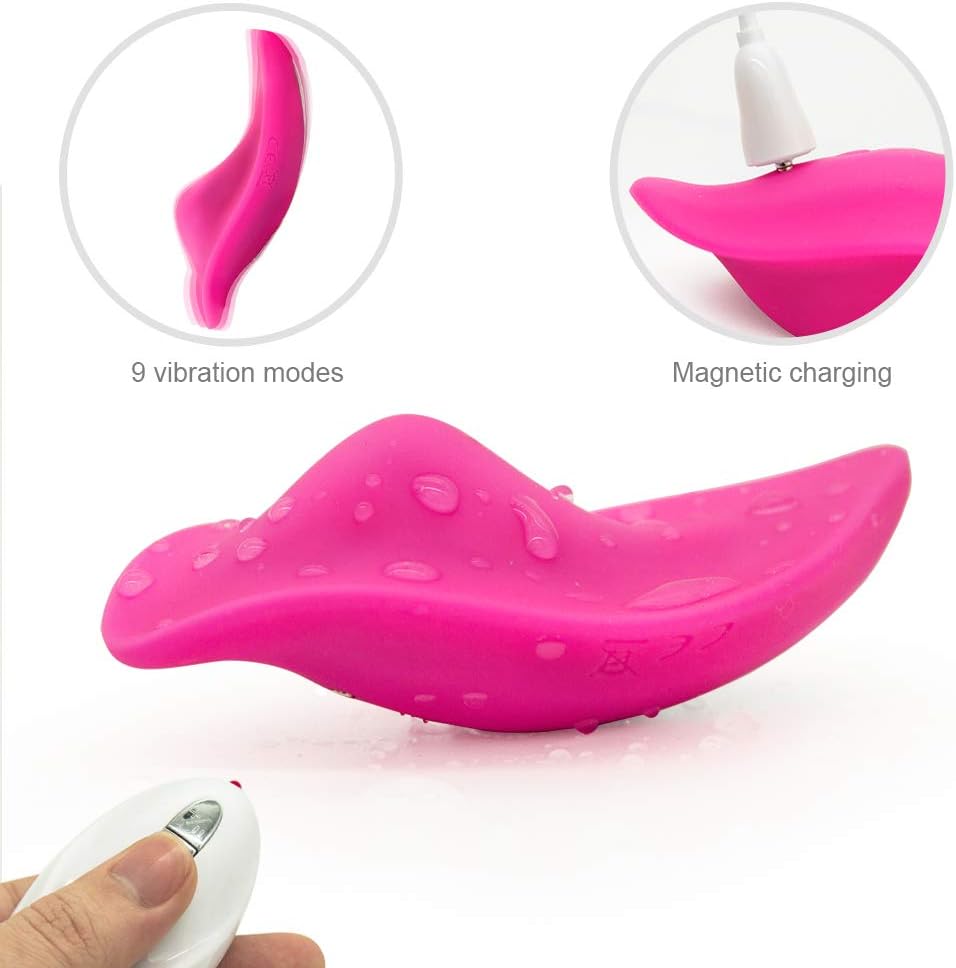 9-Speed Vibration Wearable Toys Wireless Remote Control Wearable Personal Jumpeggs Mssage for Women, Whisper Quiet Electric Stimulation Massage Neck, Shoulder, Back and Muscle Pain