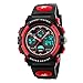 HIwatch Kids Watches Boys Girls Waterproof Sports Digital Wrist Watch for Youth, Red