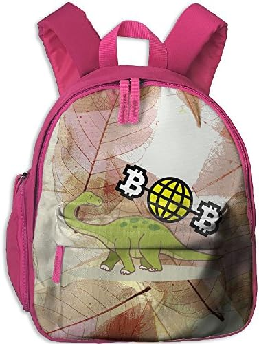 Dinosaur Holding Bitcoin Children's Fashion Printed Daypack Bag