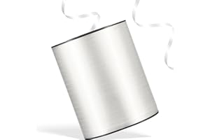 Apeseek 600 Yards White Curling Ribbon 1/5‘’ White Balloon String with Spool, Thin Balloon Ribbon for Gift Wrapping Crafts Birthday Christmas Baby Shower Halloween Florist