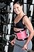 Tecnomed Belt Fitness Body Shaper (Pink-Black, Small)