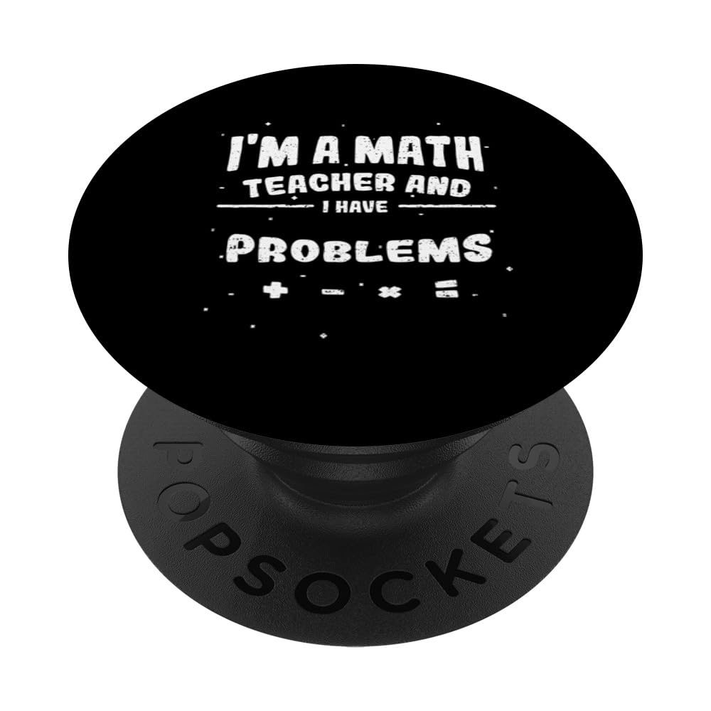 Halloween: I'm A Math Teacher And I Have Proble... Halloween PopSockets Swappable PopGrip