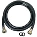 Washing Machine Hose Black Rubber, 10 Foot, Made in the USA