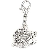 Snail Clip on Charm Perfect for Necklaces and Bracelets 98I
