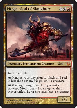 Magic: the Gathering - Mogis, God of Slaughter (151/165) - Born of the Gods