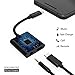 Pixel 2 Usb C to 3.5mm Audio PD Charge Splitter Adapter,AirsFish 2 in 1 Type C to 3.5mm Aux Stereo Earphone Fast Charging Converter Hi-res/DAC Headphone for Google Pixel 2/2XL,HTC,Moto,Samsung,MacBook