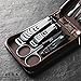 Manicure Set - Nail Kit - Pedicure Kit - Grooming Care Tools for Men and Women - Leather Travel Case with Fingernail Clippers, Toe Nails Clipper, and Nail File Buffer - Stainless Steel Tools