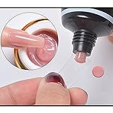 Matoen 1 Bottle 30ml Nail Poly Gel Quick Building Nail Tips Finger Extension Glue Gel (C)