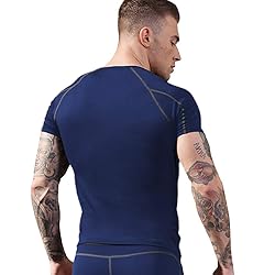 2/3 Pack Men's Compression Shirts Short Sleeve