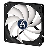 ARCTIC F12 Silent, 120 mm 3-Pin Fan with Standard Case and Higher Airflow, Quiet and Efficient Ventilation