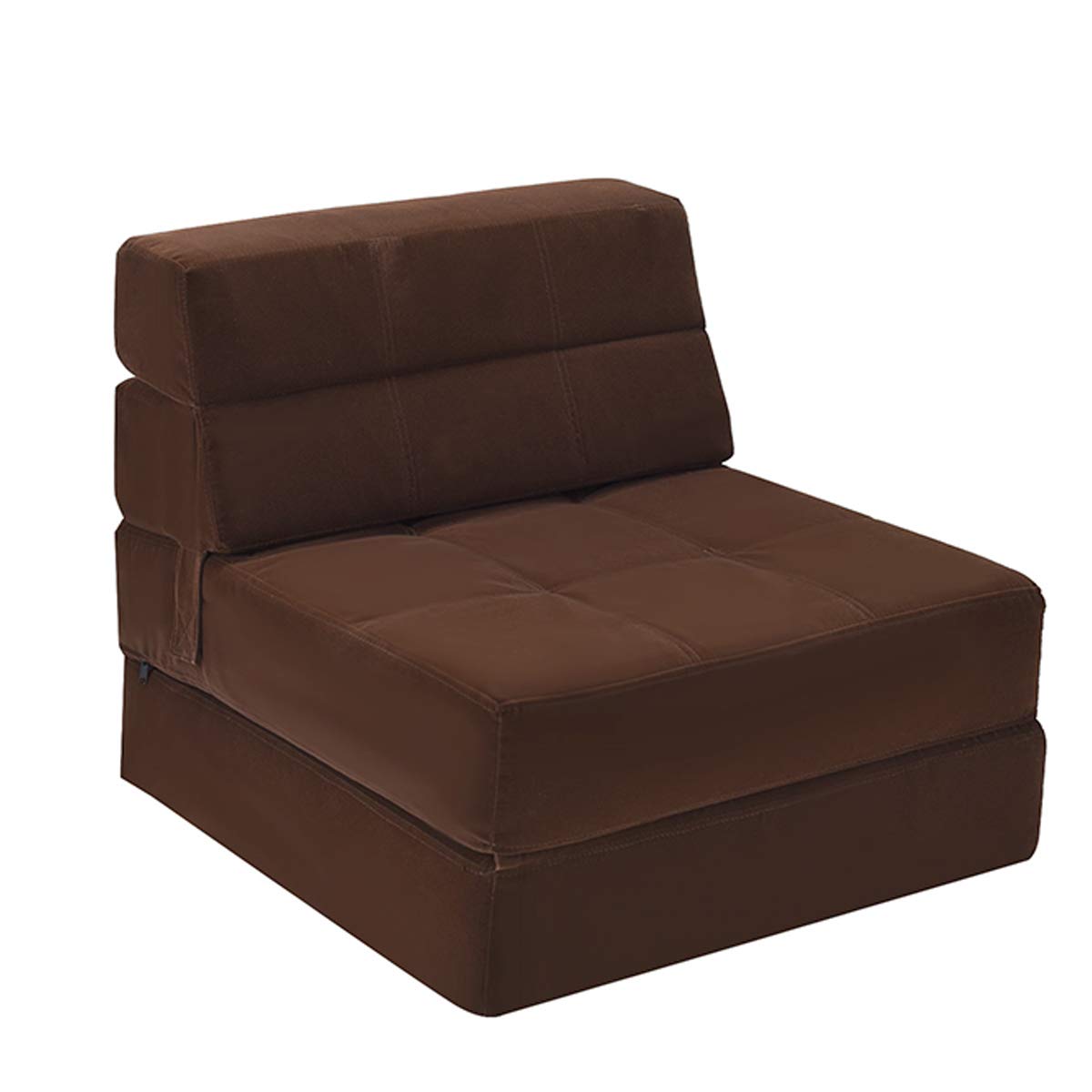 Buy Safstar Triple Fold Down Sofa Bed, Convertible TriFold Floor Couch, Modern Upholstered