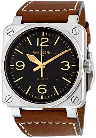 Mens Instruments Aviation Heritage Watch BR0392-ST-G-HE/SCA