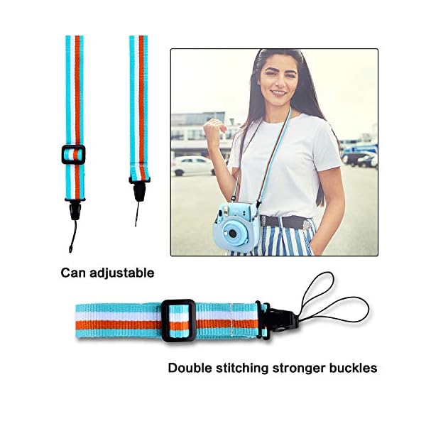 Sofortbildkameras Kamerazubehör Kompatibel mit für Instax Mini 11 Sofortbildkameras enthalten Tasche /1 Gurt/Album… – Bild 5