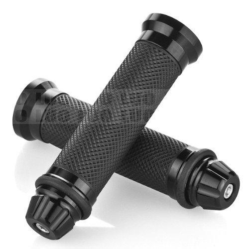 Pair Black Motorcycle Racing Aluminum & Soft Rubber 7/8"(22mm) CNC Handlebar Hand Grips For Ducati 696 MONSTER 2009 2010 2011 2012