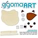 ggomaART DIY Sewing Kit for Kids Do it Yourself Sewing Play for Kids Art Craft Sewing Craft Kits for Kids Art Education for Little Kids - Kitten Handbag
