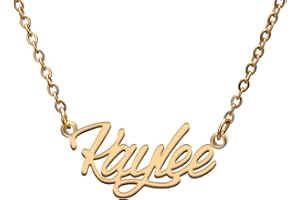 GR859C Name Tag Necklaces for Her His Friends Familys Relationship Memory Jewelry Gift