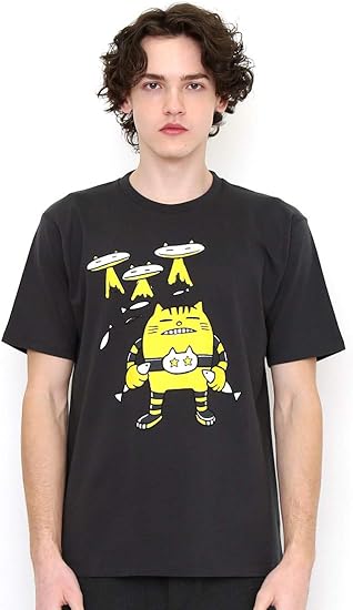 Amazon グラニフ Graniph Tシャツ ネコマンマ スミクロ メンズ レディース G100 G107 Tシャツ カットソー 通販