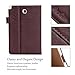 ProCase Galaxy Tab A 8.0 Case (2015 Old Model) - Standing Cover Folio Case for 2015 Galaxy Tab A Tablet (8.0 inch, SM-T350 P350) -Brown