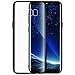 KADES Galaxy S8 Plus Case, Slim & Thin Shock Protection Scratch Resistant Cover Protective Case for Samsung Galaxy S8+ with Excellent Grip Rubberized TPU Bumper Hard PC Back (Black/Clear)
