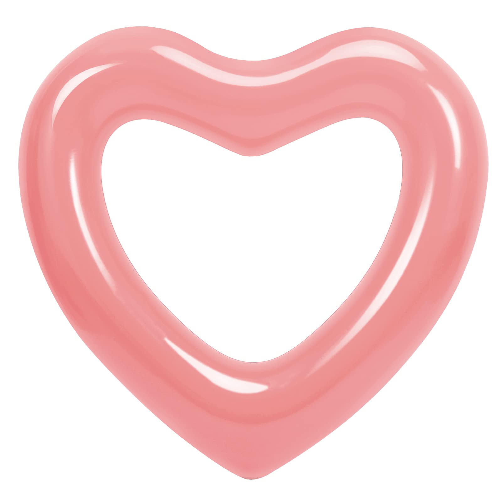 HeySplash Pool Inflatables, Heart Shaped Inflatable Pool Toys Rubber Ring, Large Swim Tube Rings, Wedding Bride Decoration, Swimming Pool Floats for Beach Lake Party Lounge Raft for Adults — image 1